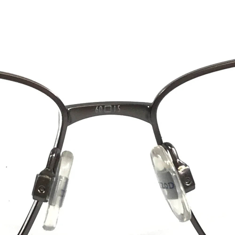 IZOD Eyeglasses Frames IZ 2121 GUNMETAL Gray Rectangle Wire Rim 60-15-155